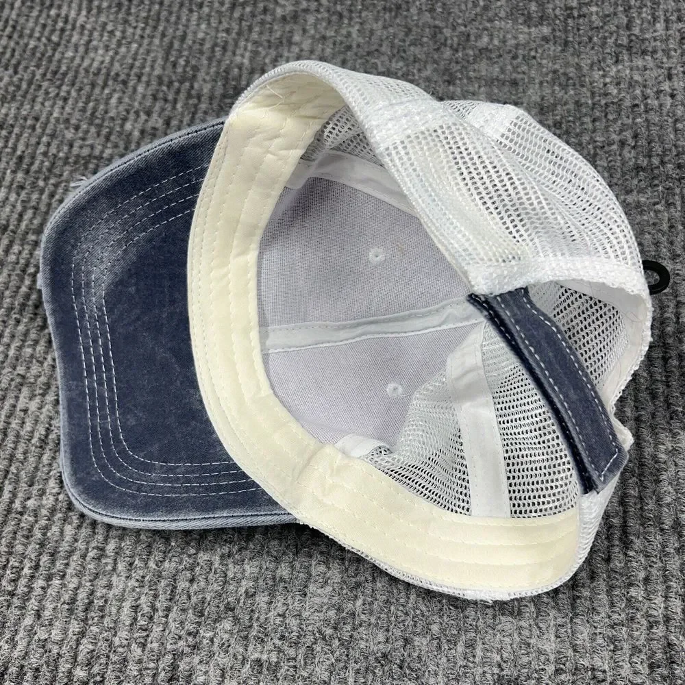 Basically Yours Mens Trucker Hat Gray White Cap Mesh Back 2014 Driver‎ Sport NWT